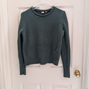 GAP Women's Teal Crew Neck Sweater